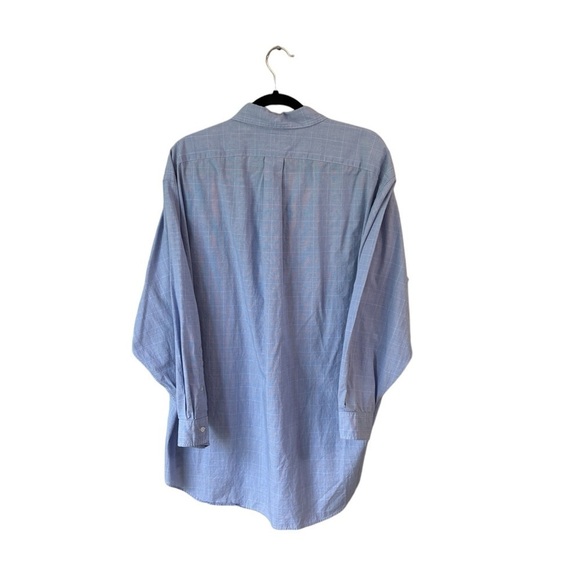 Ralph Lauren Yarmouth 100% Cotton Lighter Blue Men's Size 17 1/2 - Picture 2 of 8